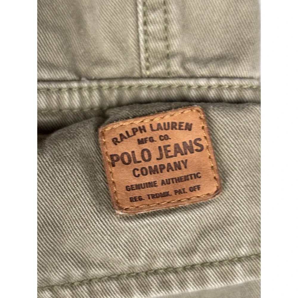Polo Ralph Lauren Cargo Pants Mens 38x32 Beige Polo Jeans Co Relaxed Fit Canvas